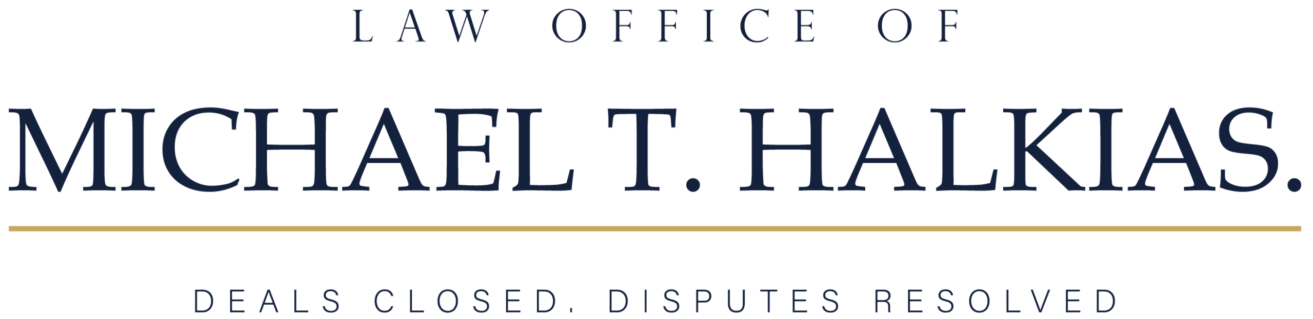 Michael T. Halkias. Logo-01